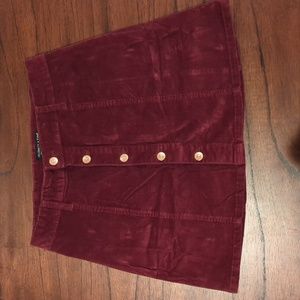 Fall Corduroy Skirt